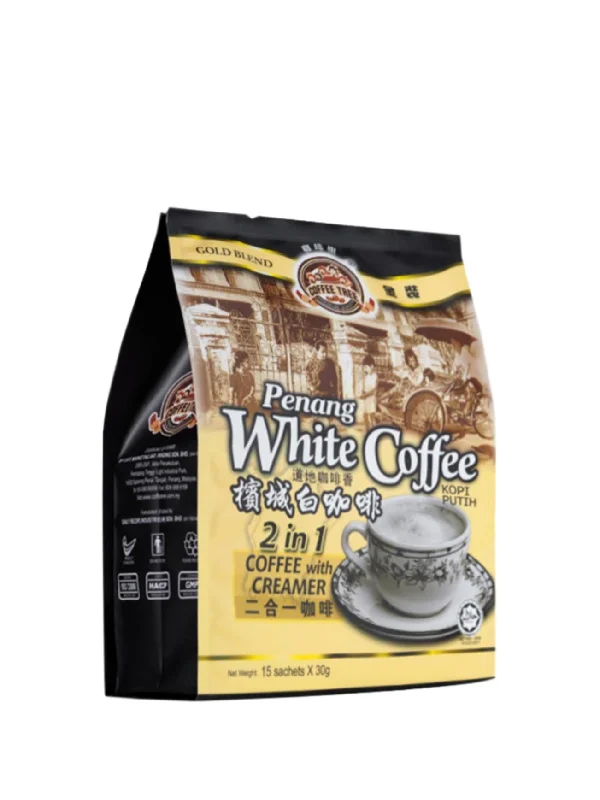 COFFEE TREE PENANG WHITE COFFEE W/O SUGAR 15X30G