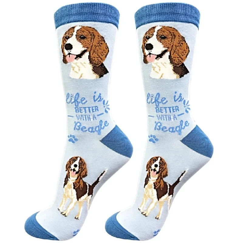 E & S Imports : Life Is Better With A Beagle Unisex Socks