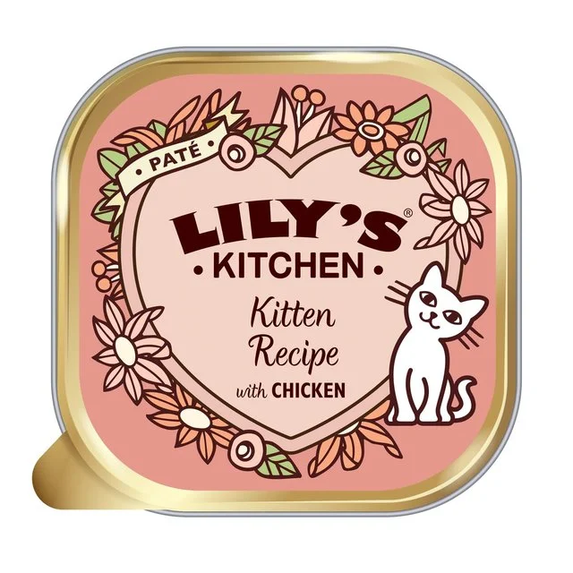    - Indoor cat food  Lily's Kitchen Chicken Dinner for Kittens 85g