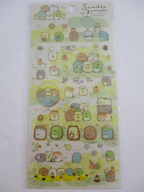 Cute Kawaii San-X Sumikko Gurashi Flower Field Spring Sticker Sheet 2019- A - for Planner Journal Scrapbook Craft