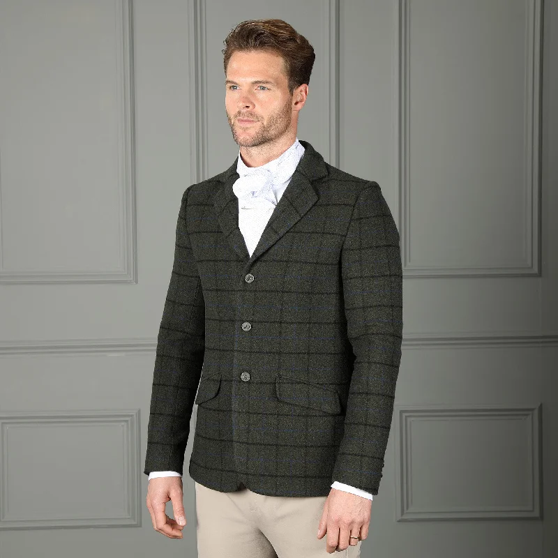 Aubrion Gents Saratoga Jacket - Dark Green Check