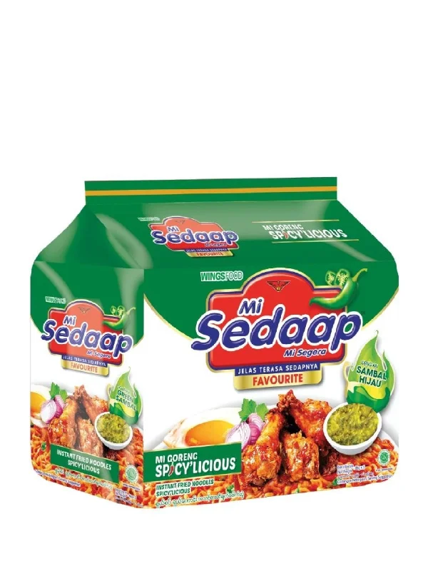 MI SEDAAP GORENG SPICY'LICIOUS 5X86G