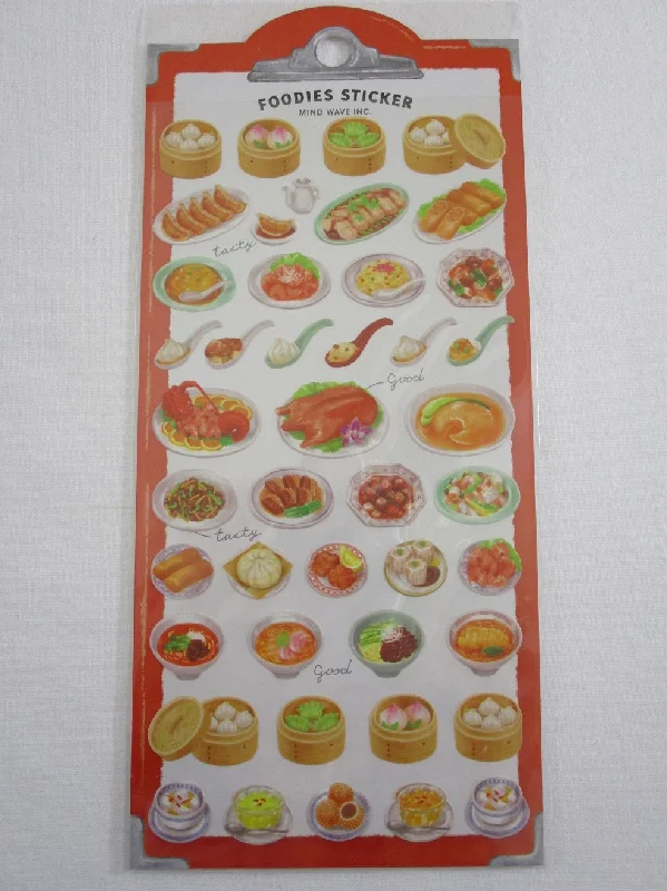 Cute Kawaii Mindwave Foodies Sticker Sheet - F - DimSum - for Journal Planner Craft