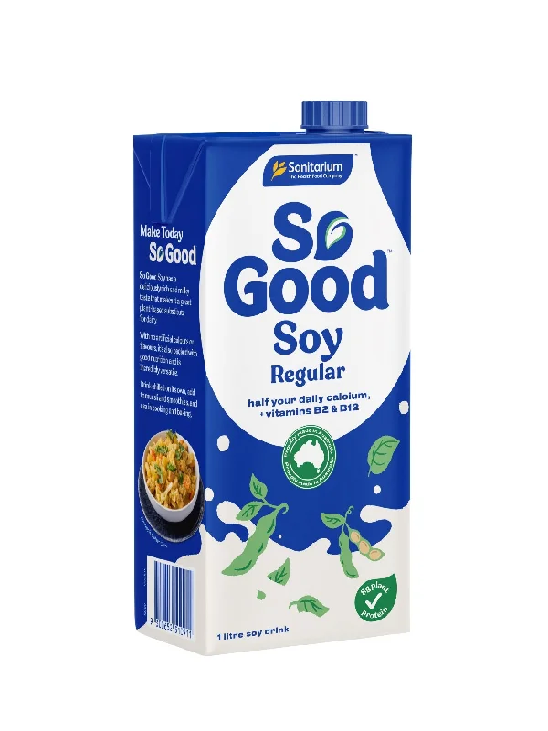 SANITARIUM SO GOOD REGULAR SOY MILK 1L