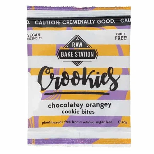 Raw Bake Station Crookies - Chocolatey Orangey Cookie Bites