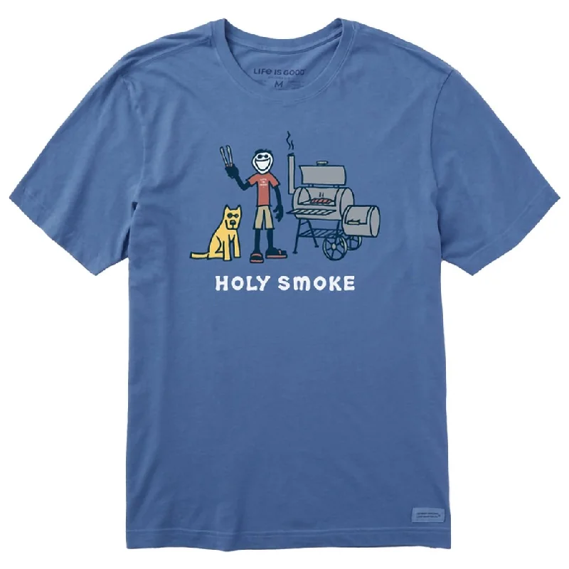 Life Is Good : Men's Jake and Rocket Holy Smoke Crusher Tee