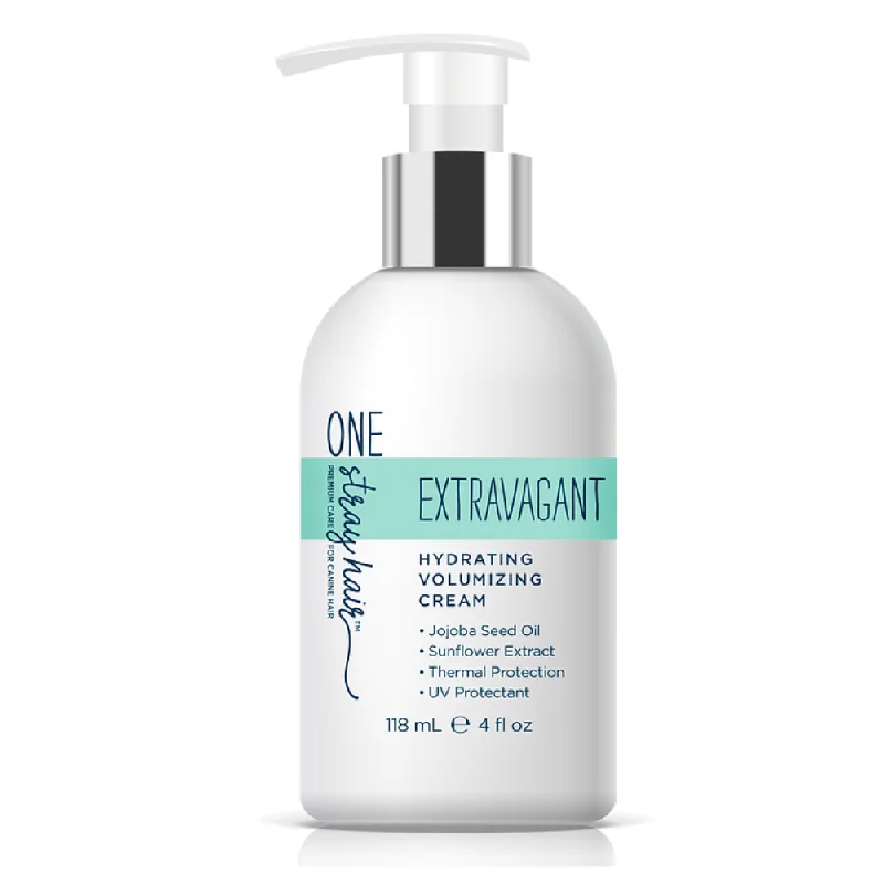 One Stray Hair Extravagant Hydrating Volumizing Cream For Dogs, 4oz