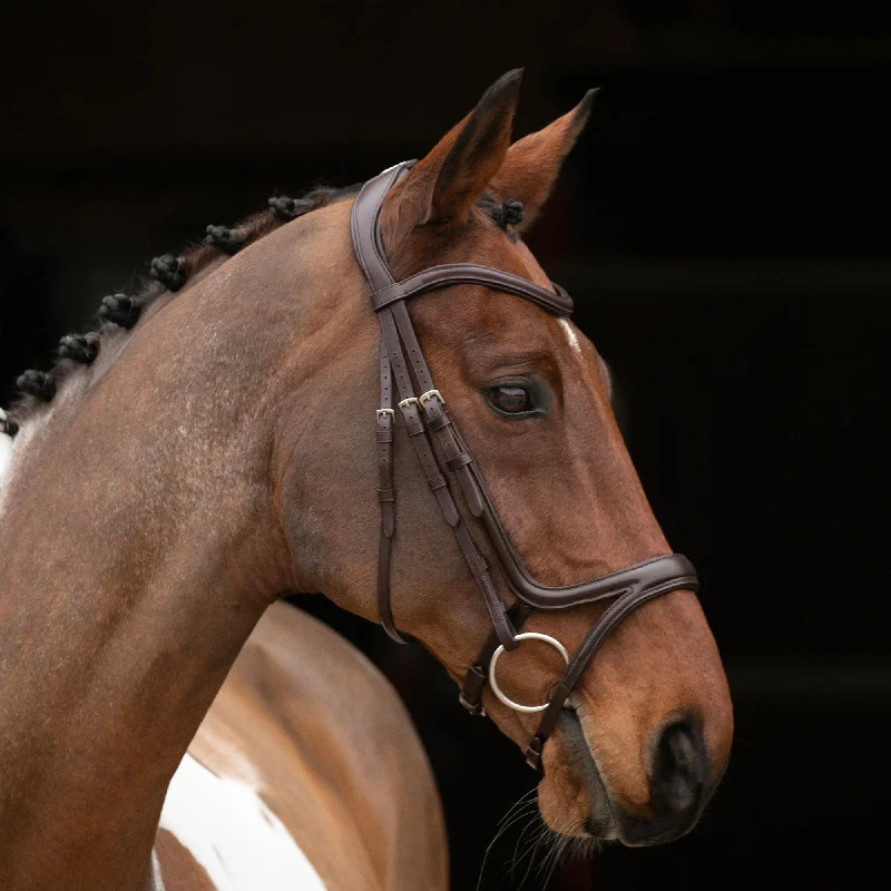 Velociti Rapida Comfort Flash Bridle - Havana