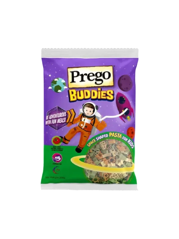 PREGO BUDDIES SPACE DRY PASTA 200G