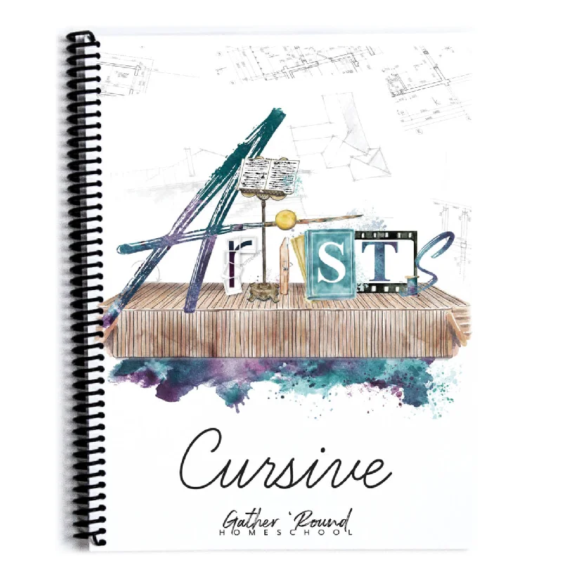 Artists Cursive Writing Printed Book