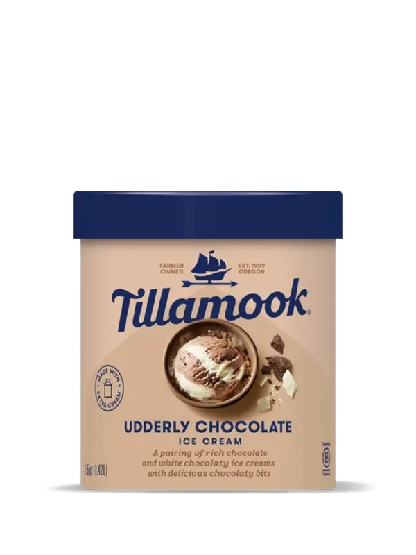 TILLAMOOK UDDERLY CHOCOLATE 48OZ