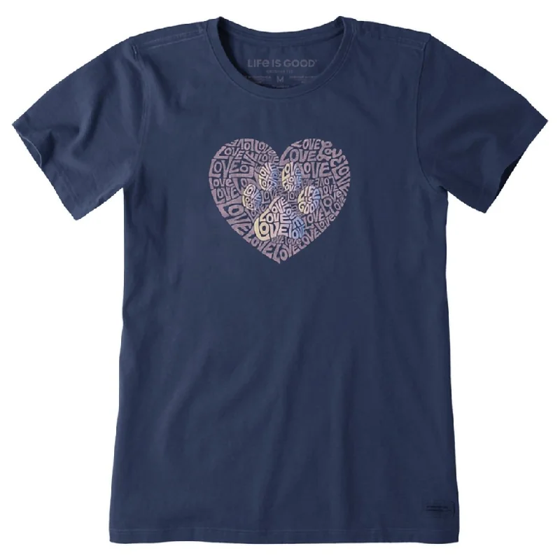 Life Is Good : Women's Animal Heart Crusher Tee