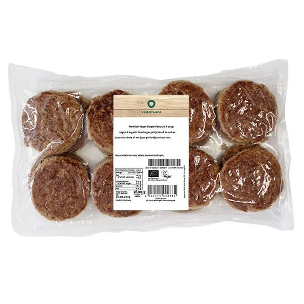 Veggyness Premium Vegan Burger Patty 1.6kg (16pk)