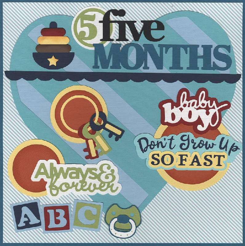 Diecuts: Baby Boy 5 Months