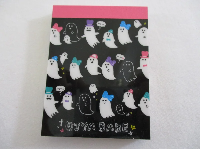 Cute Kawaii Mind Wave Ghost Party Mini Notepad / Memo Pad - Stationery Design Writing Collection