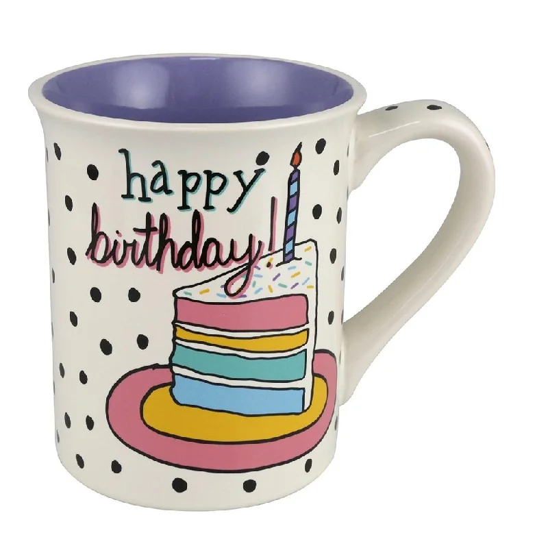 Our Name Is Mud : Birthday Eat Cake Mug 16 oz