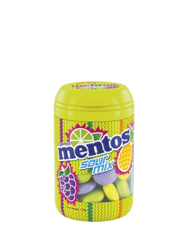 MENTOS BOTTLE SOUR MIX 120G