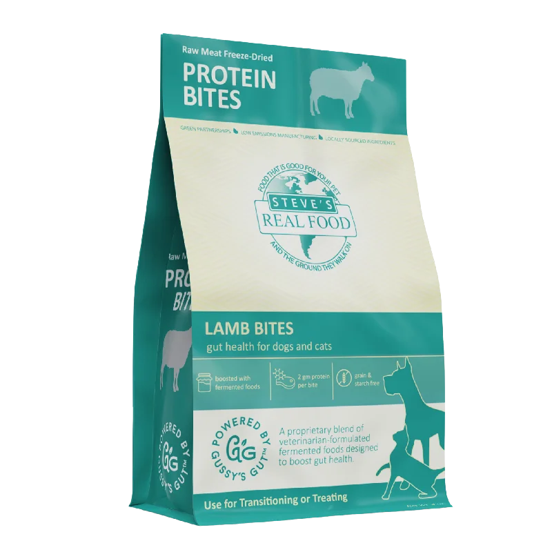 Steve's Lamb Protein Bites – Freeze-Dried Gut Health Treats for Dogs and Cats