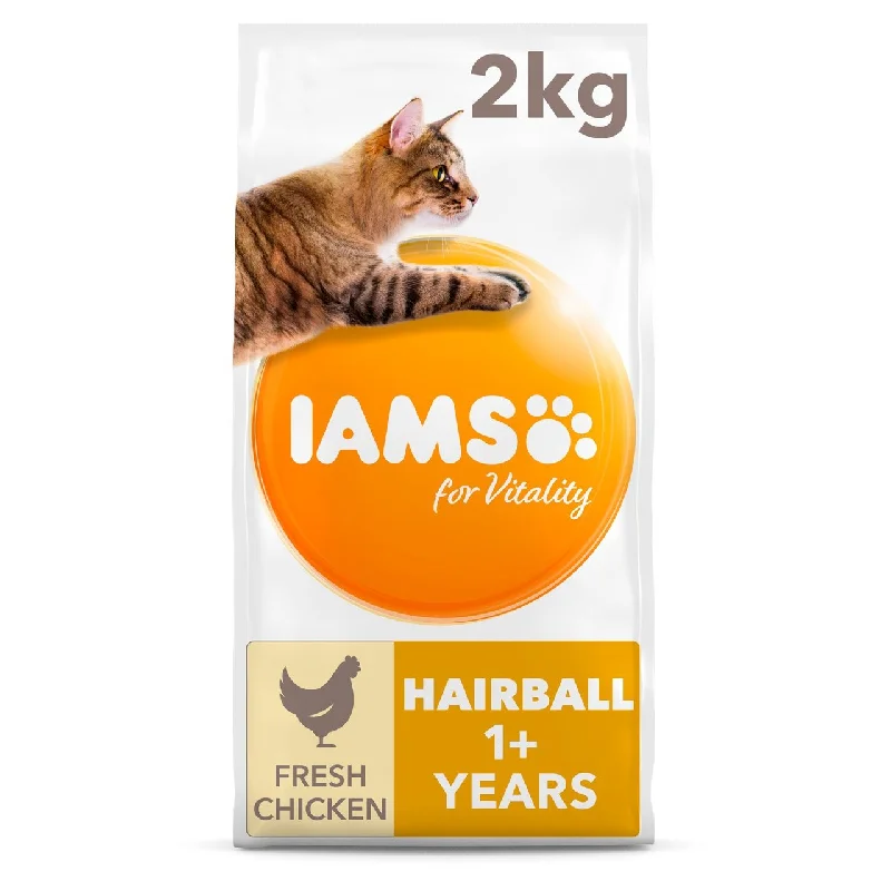    - Hill's Science Diet cat food price  IAMS for Vitality Hairball Control Cat Food With Fresh Chicken 2kg