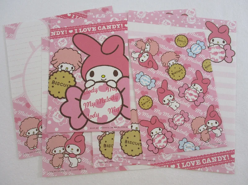 Cute Kawaii My Melody Biscuit Letter Sets - 2010 - Writing Paper Envelope Stationery