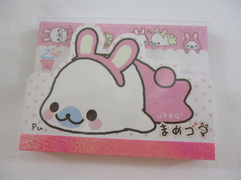 Cute Kawaii San-X Mamegoma Seal Mini Notepad / Memo Pad - X - 2007 Vintage