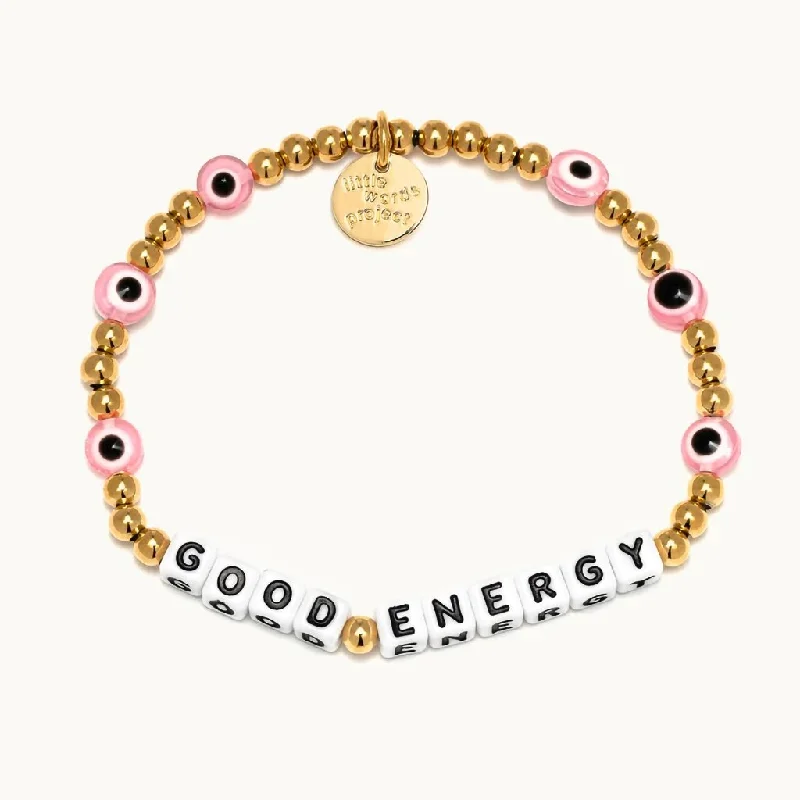 Little Words Project : Good Energy- Waterproof Gold Bracelet - S/M