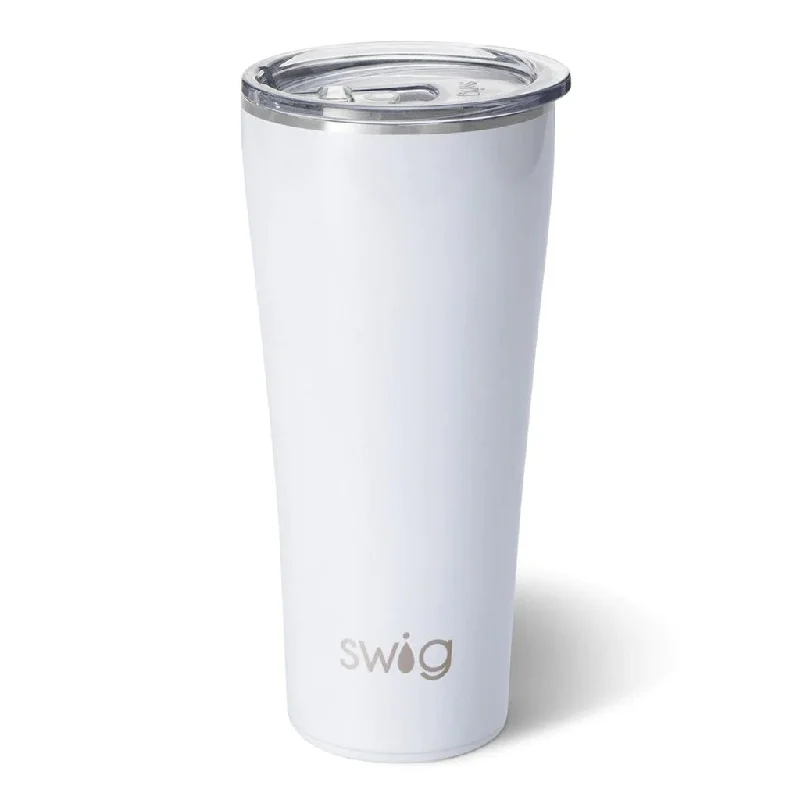 Swig : Shimmer Diamond White Tumbler (32oz)