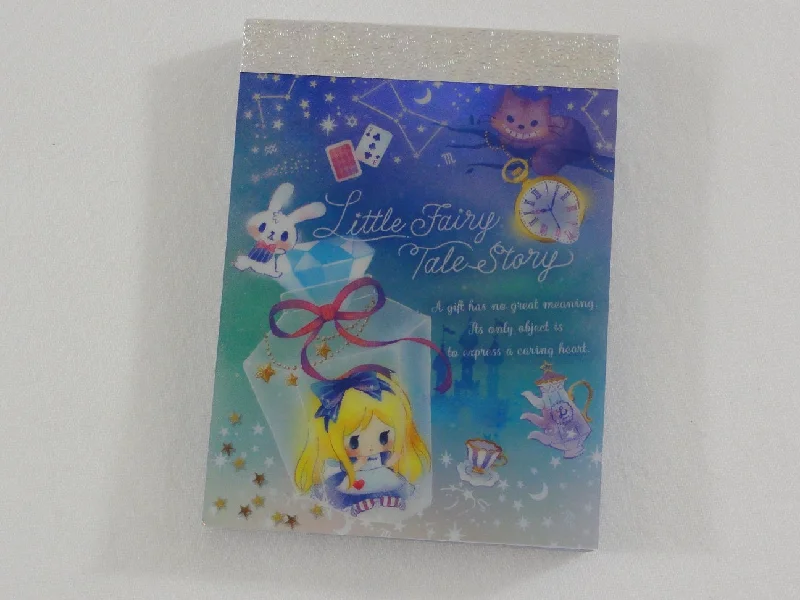 Cute Kawaii Q-Lia Little Fairy Tale Twinkle Star Night Mini Notepad / Memo Pad - C - Stationery Design Writing