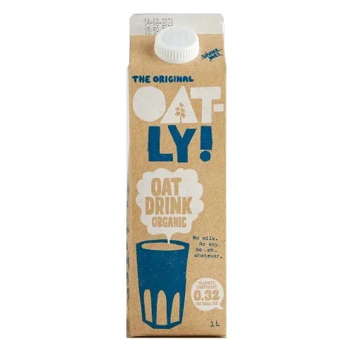 Oatly Oat Drink Organic Semi 1L (Twin Pack)