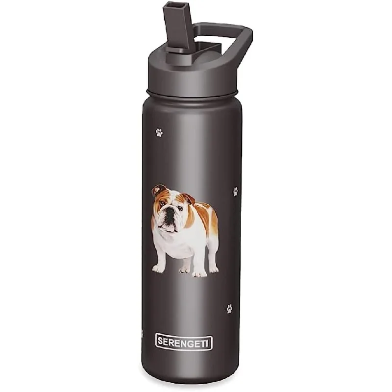 E & S Pets : Serengeti Bulldog 24 oz Water Bottle