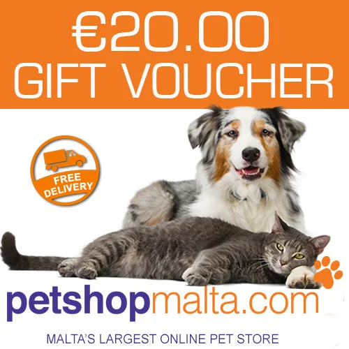 - Special food for senior dogsGift e-Voucher - €20.00