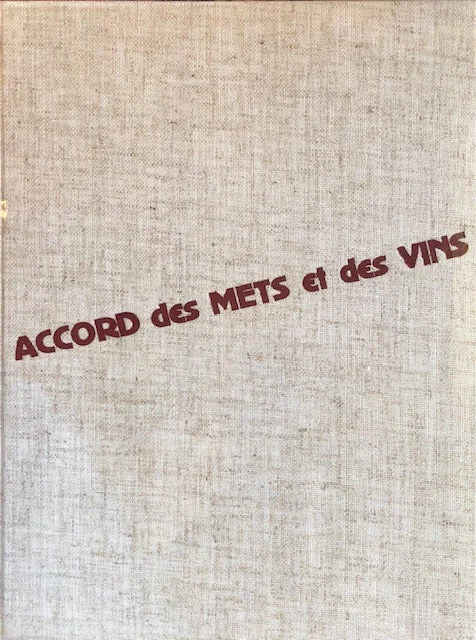 (Japanese - Wine)  Accord des Mets et des Vins.