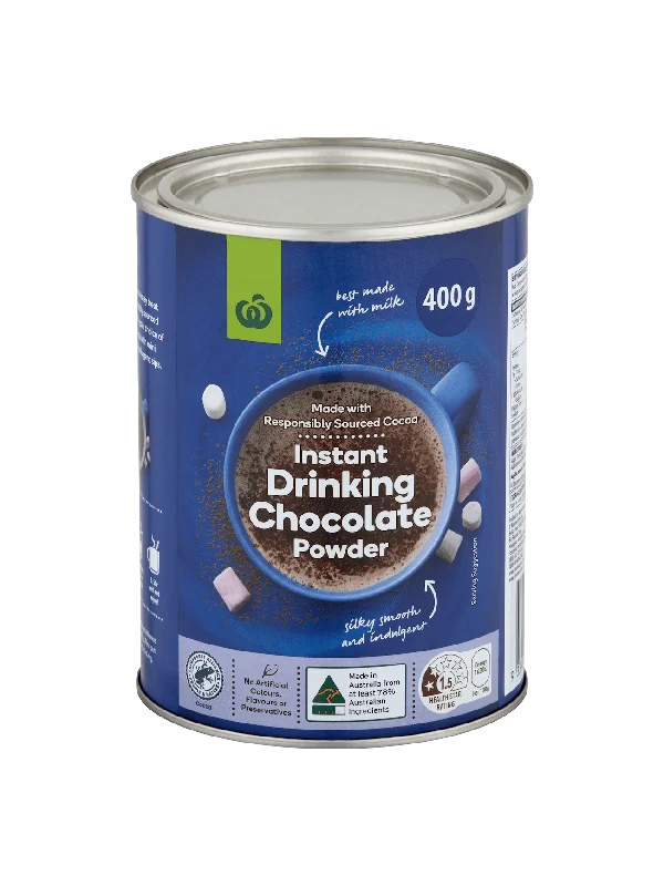 WOOLWORTHS DRINKING CHOCOLATE 400G