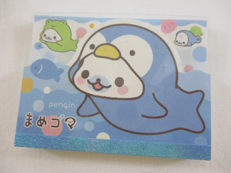 Cute Kawaii San-X Mamegoma Seal Mini Notepad / Memo Pad - W - 2009 Vintage