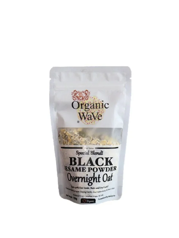 MAMAMI ORG WAVE OVERNIGHT OAT W BLACK SESAME 120G