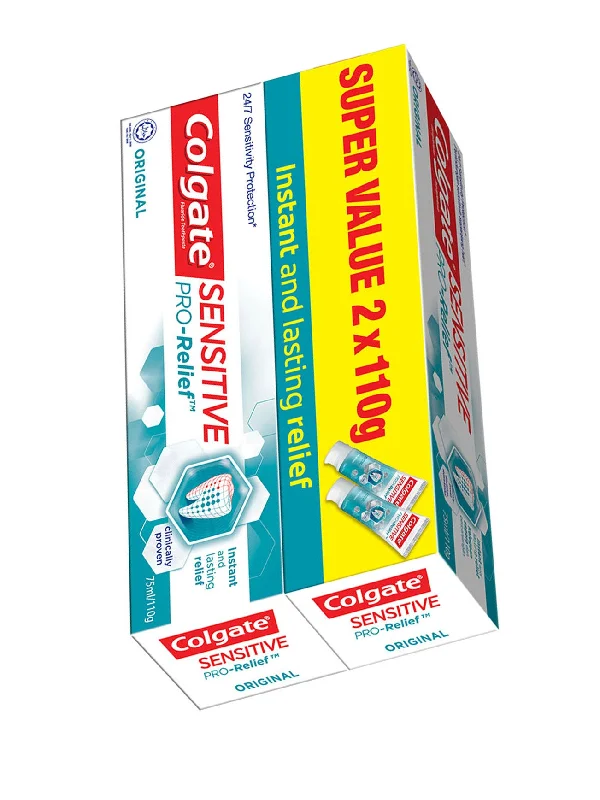 COLGATE TOOTHPASTE PRO RELIEF 2X110G