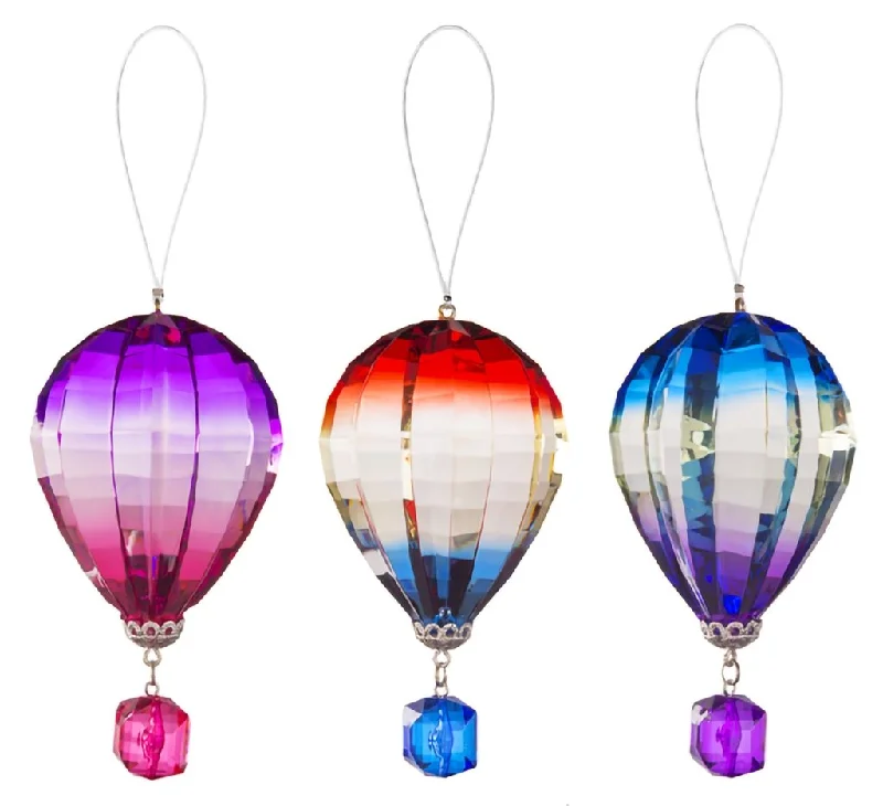 Ganz : Hot Air Balloon Ornament - Assorted 1 at random. Style can not be chosen