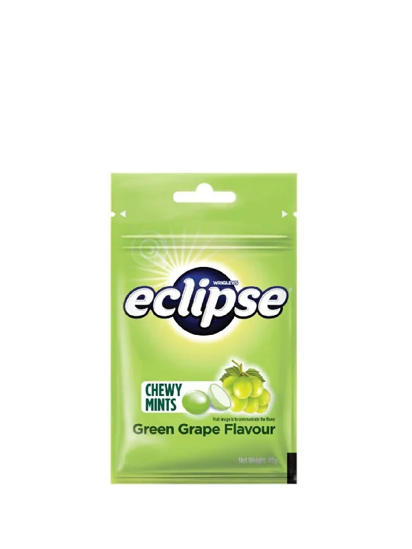 ECLIPSE CHEWY MINTS GREEN GRAPE 45G