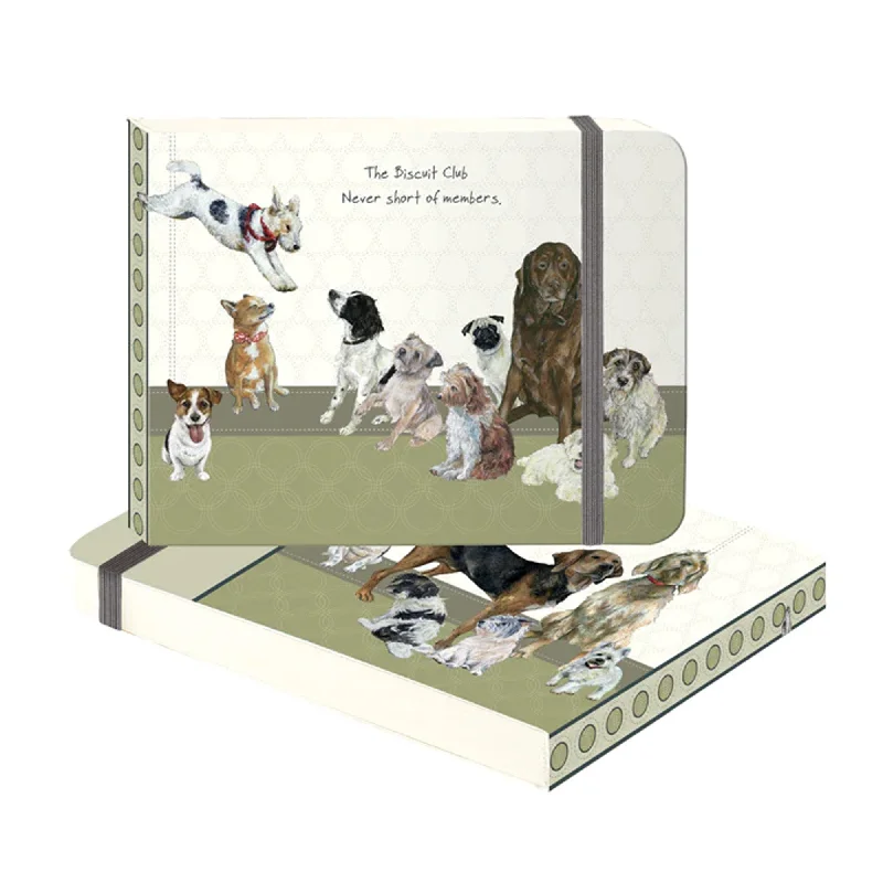 The Little Dog Laughed Biscuit Club Slim Notebook