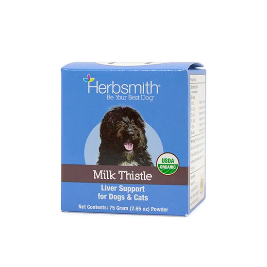 Herbsmith Milk Thistle Liver Support Supplement For Dogs, 75g