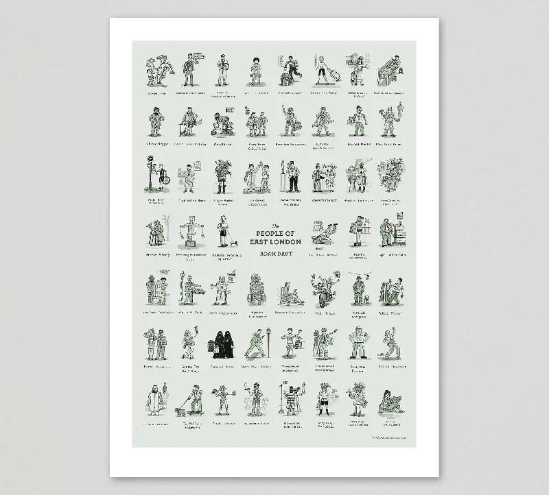 The People of East London PRINT - limited edition of 250