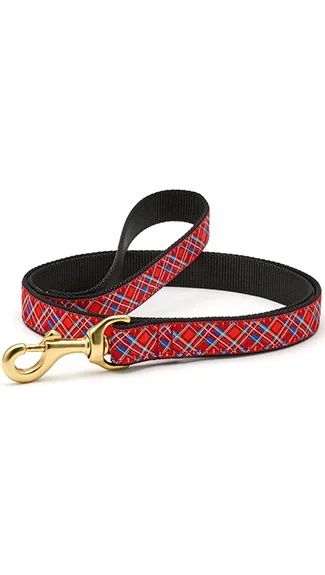 Up Country Dog Lead: Stewart Plaid