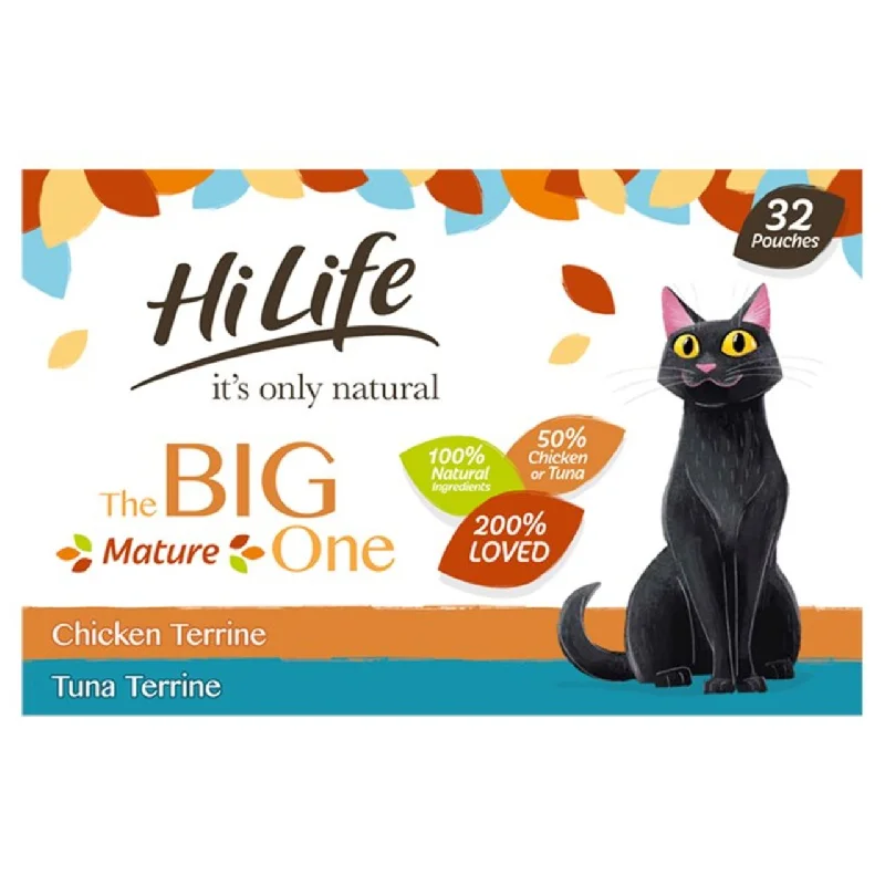    - How is Bricky cat food?  HiLife It's only Natural The Big Mature One in Jelly Wet Cat Food 32 x 70g