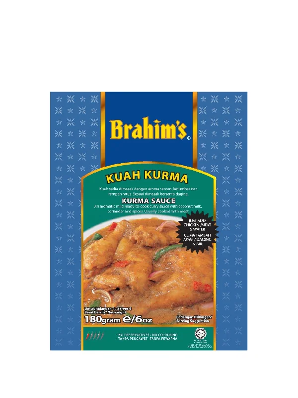 BRAHIMS KURMA SAUCE 180GM