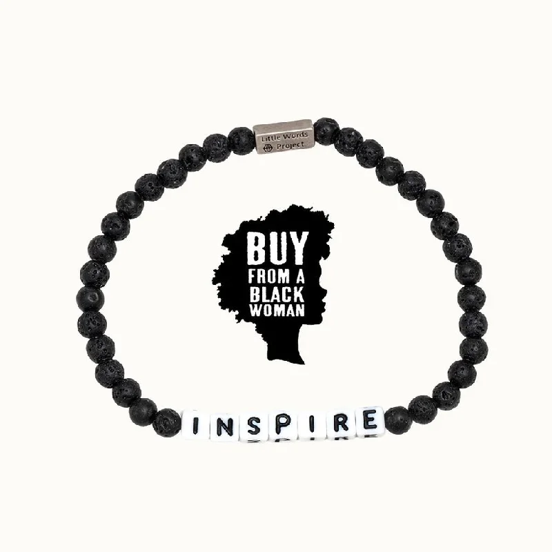 Little Words Project : Inspire- Black Women Empowerment Bracelet - S/M