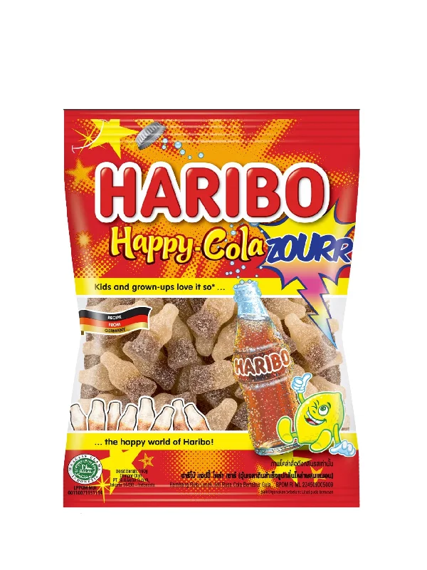 HARIBO GUMMY HAPPY COLA 160G