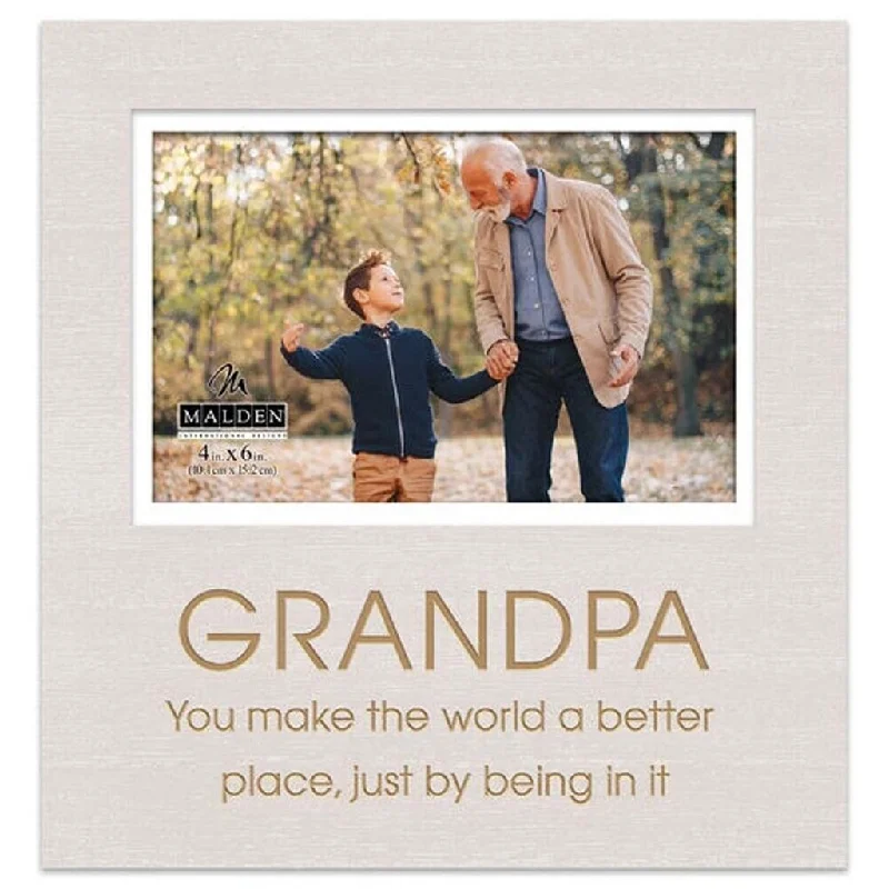 Malden : 4x6 Grandpa Modern Sentiment Frame