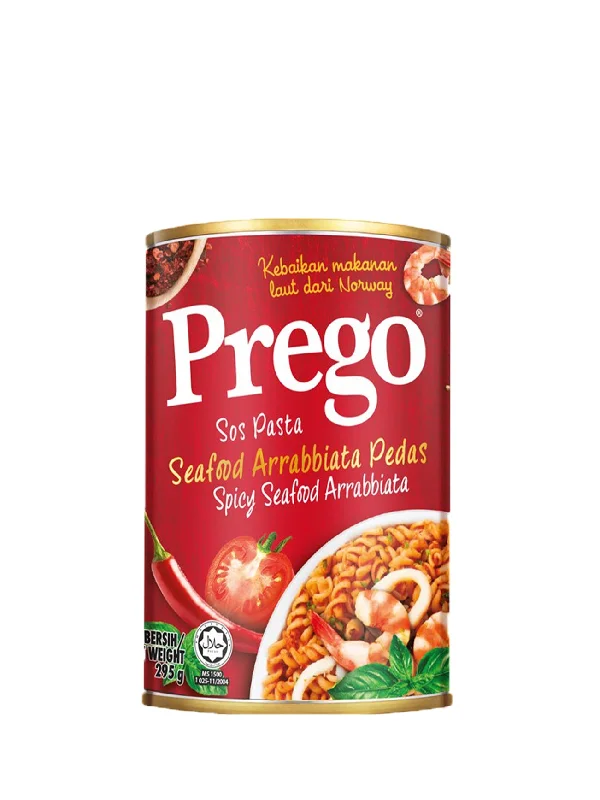 PREGO SPICY SEAFOOD ARRABBIATA PASTA SAUCE 295G