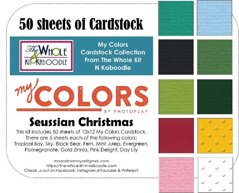 Cardstock Collection: Seussian Christmas (50 sheets)