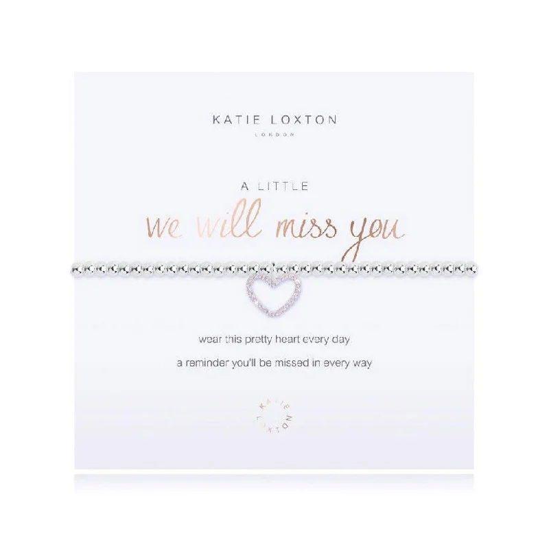 Katie Loxton : A Little We Will Miss You Bracelet